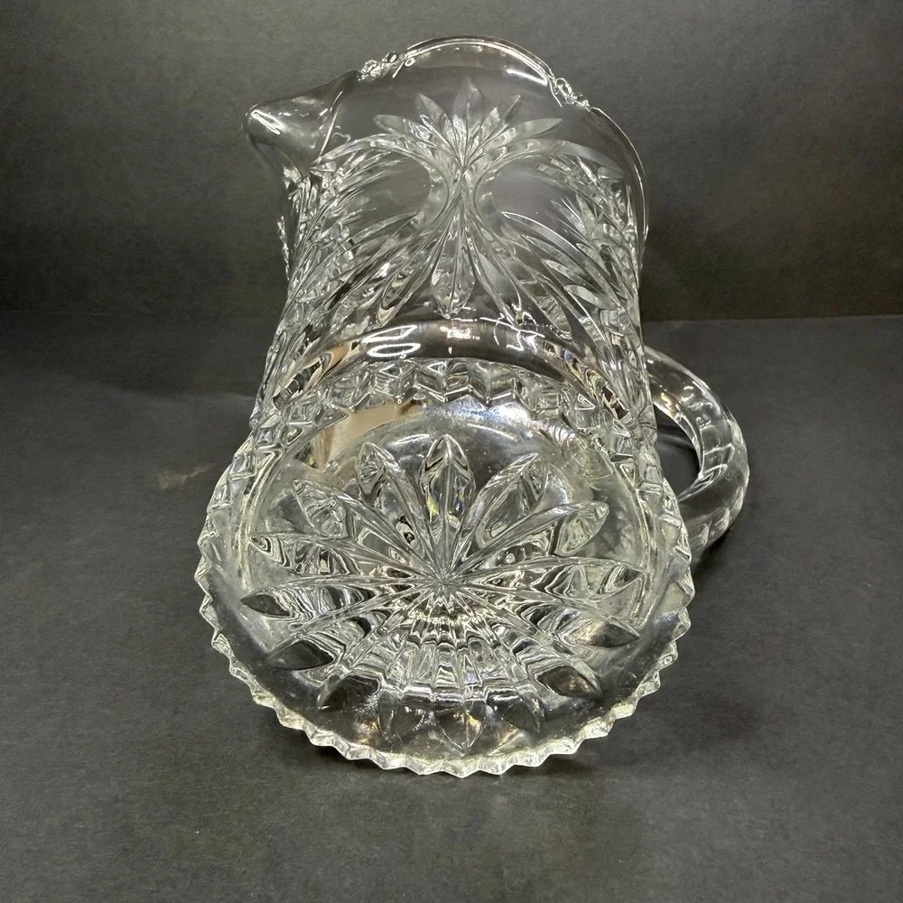Crystal Clear Industries Edinburgh Lead Crystal Pitcher VINTAGE Mint Condition